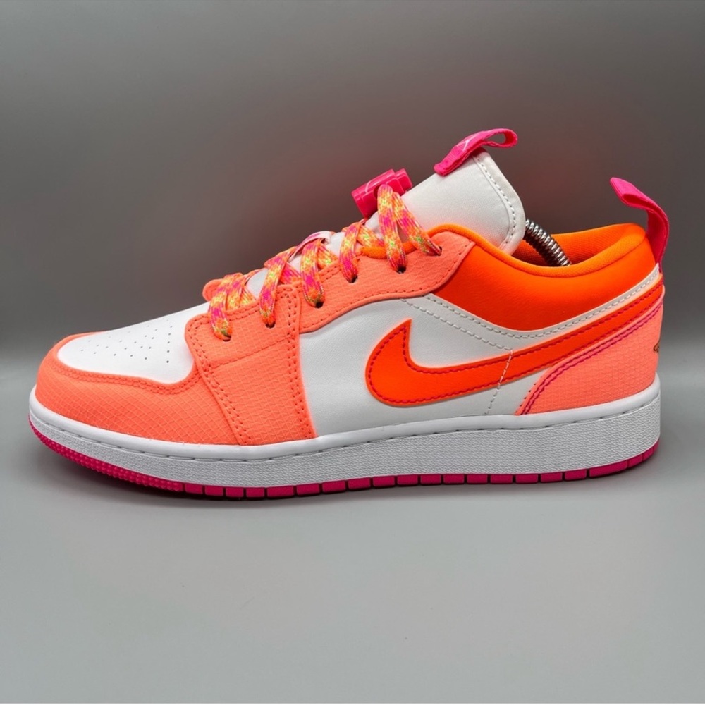 Jordan Women's Sneakers in Orange and Pink